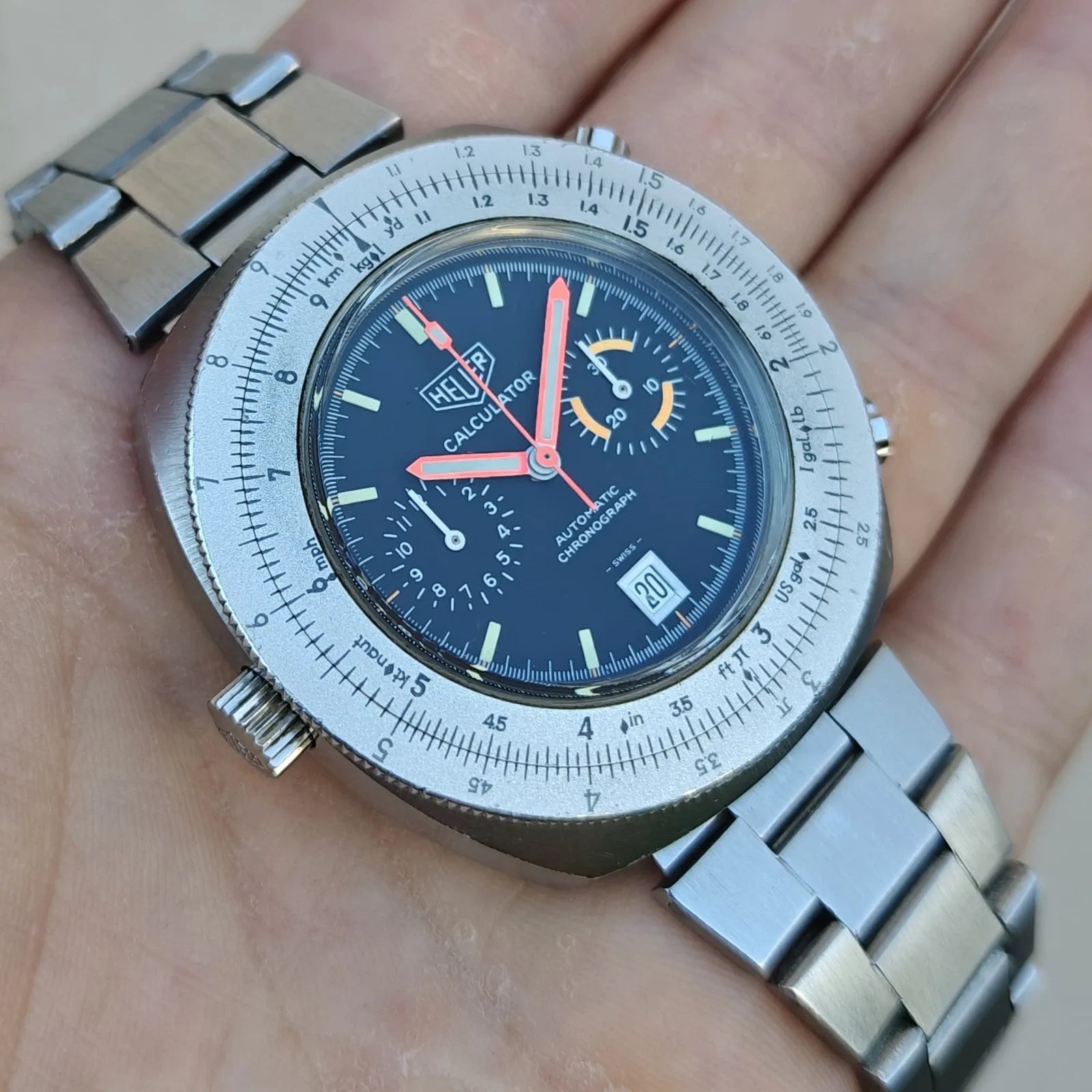 Heuer Calculator 110.633 Calibre 12