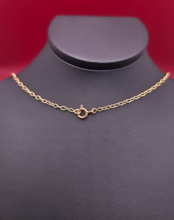 Collier or jaune 18 carats