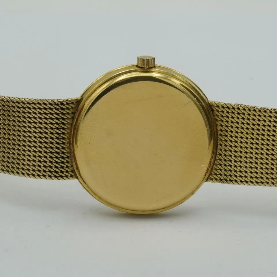 OMEGA Geneve Remontage Manuel Montre Hommes 35MM 14K 585 or Jaune OM388 66 Gr