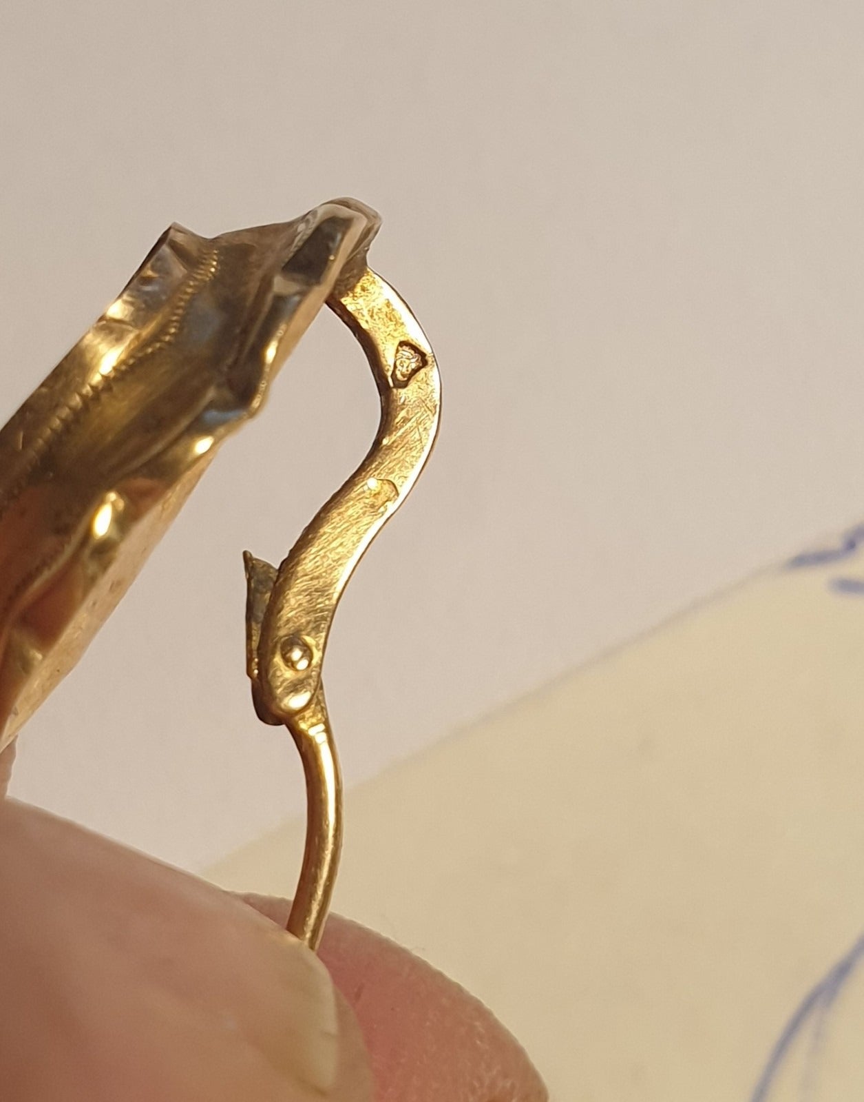 OR 18k - Carats - Jaune et blanc - 18,75 grammes